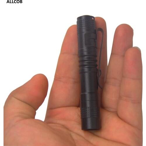 Mini pocket LED Flashlight Torch Waterproof Lantern AAA Battery Penlight Q5 Led For outdoor camping hiking