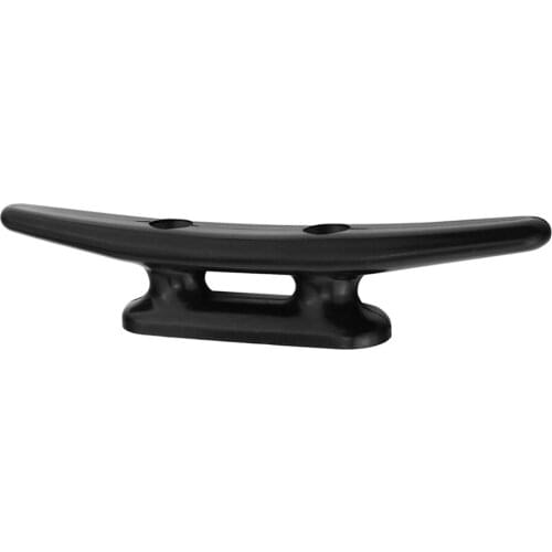 Boat Cleat 5 inch Flat Top, Nylon Marine Grade 2 Holes Mooring Bar Deck Cleats
