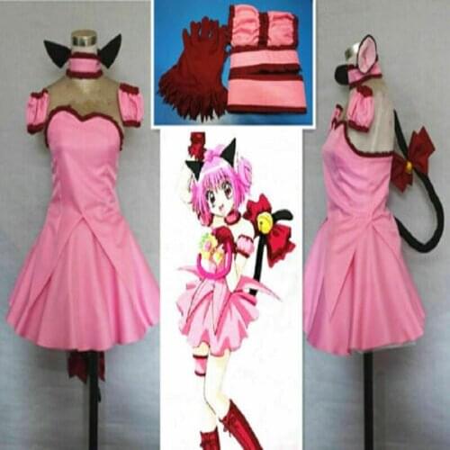 Tokyo Mew Mew Ichigo (Transfiguration) Momomiya Cosplay Costume Custom Made