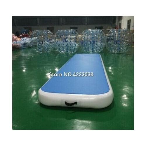 High Quality 3x1x0.2m Inflatable Gymnastics Tumbling Mat Air Track Floor Mat With Electric Air Pump For Children