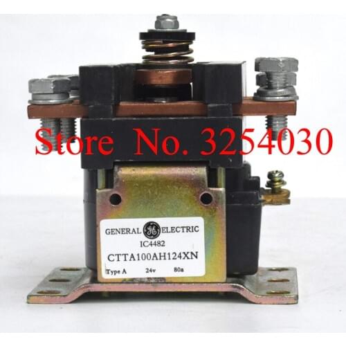 Original Superior Imported US GE100 24V 80A DC Steering Contactor IC4482CTTA100AH124XN for EV100 DC Steering Contactor