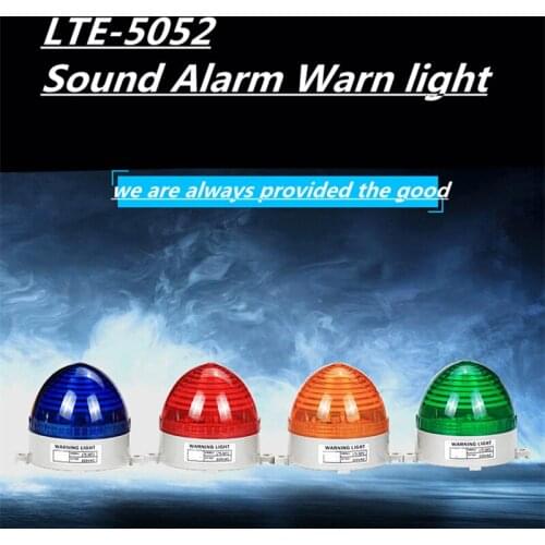 Strobe Signal Warning Light Lte5072 12V 24V 220V Indicator Light LED Lamp Small Flashing Light Security Alarm IP30