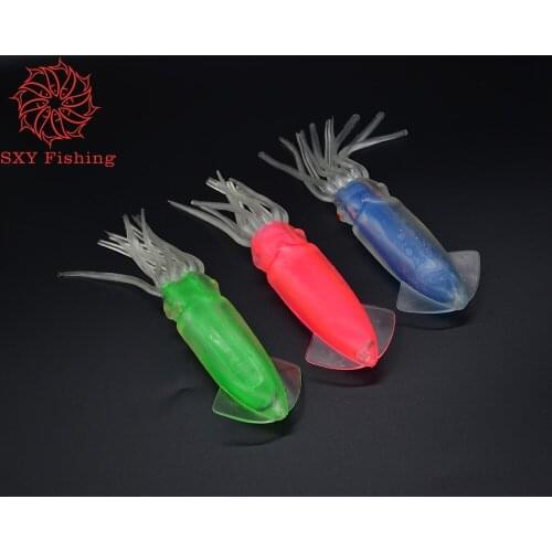 SXY FISHING Squid bait Soft bait fishing lure Sea fishing bait 9inch squid lure octopus