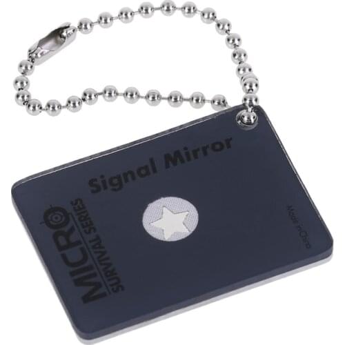 Outdoor Survive Signal Mirror Emergency Rescue Multifunction Outdoor Tool Device