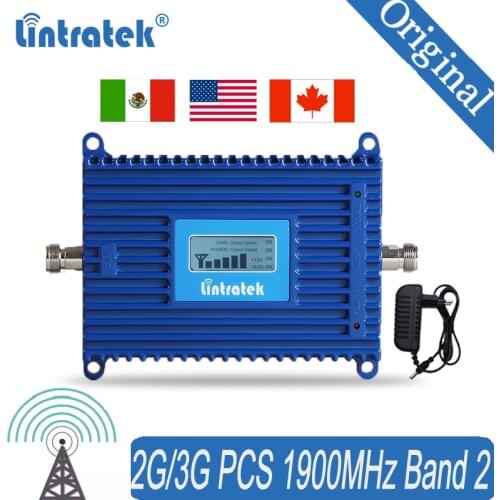 PCS Signal Booster for Cell Phone 1900MHz Wireless Cellular Repeater 3G Mobile Phone Repeater Signal Booster amplifier 50