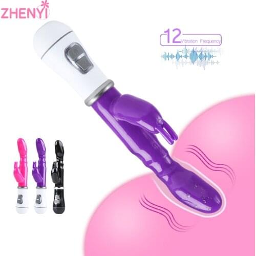 New 12 Speed Rabbit Vibrator Clitoris Stimulator G-spot Massager Sex Toys For Women Female Masturbator Sex Shop