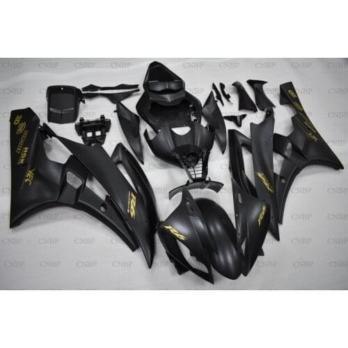YZFR6 2006 - 2007 Motorcycle Fairing YZFR6 2007 Body Kits YZF600 R6 2006 Matter Black Fairing Kits