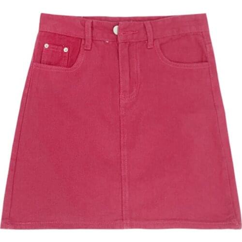 ZB5003 summer 2021 new women fashion A-line skirt women high waist wrap hip skirt denim skirt cheap wholesale