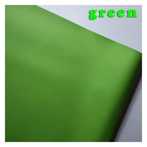 Green Small Lychee PU Leather Faux Leather Fabric PU Artificial Leather Upholstery Leather Sold BY THE YARD FREE SHIPPING
