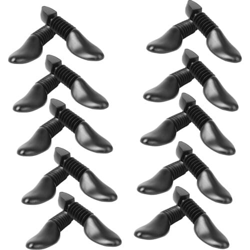 10 Pairs Mens Plastic Spring Shoe Tree Stretcher Shaper Keeper Holder Fold