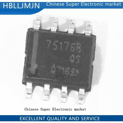 100PCS 75176 SN75176BDR SN75176BD SN75176B SN75176 SOP8
