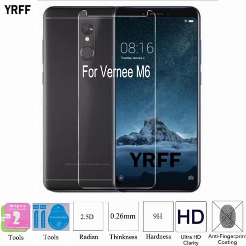 2PCS For Vernee M6 Protective Film 2.5D 0.25mm 9H Tempered Glass Screen Protector Protective Film For Vernee M6 Free Tools