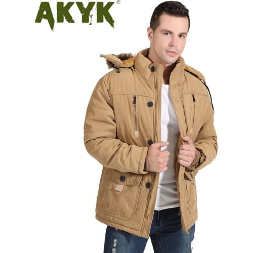 AKYk Men's Long Parkas