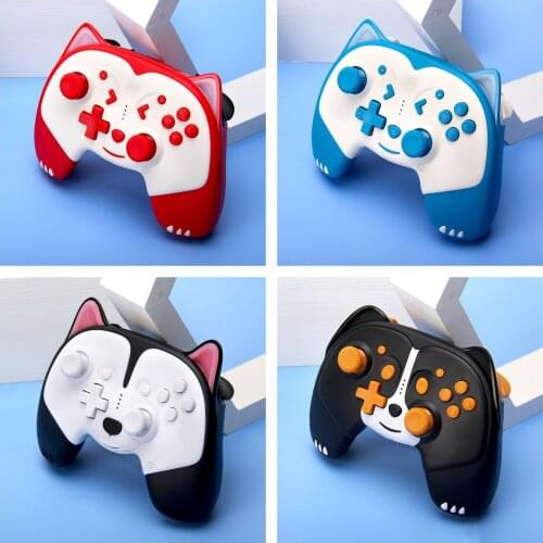 For Switch Wireless Controller For Nintendo Switch / Lite Gamepad Cartoon Cat Switch Pro Controller Dual Motors For Nintendo