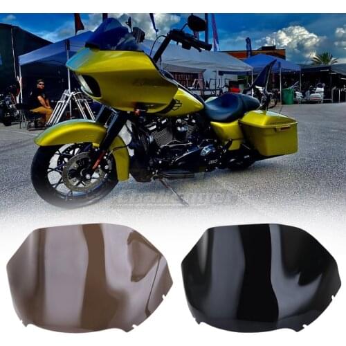 Motorcycle 13" Windshield Windscreen Case For Harley Road Glide CVO Special FLTRXS Ultra FLTRUSE FLTRXSE FLTRX 2014-2020