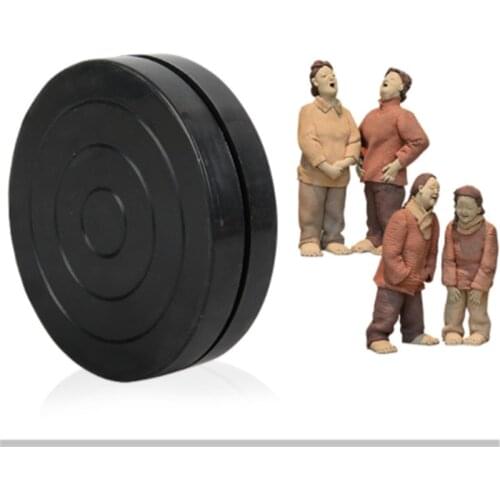 Black Pull Clay Sculpting Tool Pottery Wheel Rotate Turntable Swivel Pottery Turntable Student Clay Pottery Sculpture Turntable