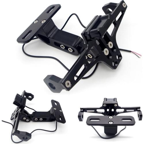 License Plate Holder Motorcycle Rear Registration&Turn Signal Lamp For VICTORY gsxr 1000 k8 gsx s750 gn 125 bandit 400 gsr 600