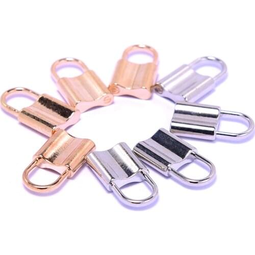 DIY Pendant Jewelry Making Accessories Supplies Handmade Copper Lock Cubic Jewelry Components Bracelet Necklace Wholesale