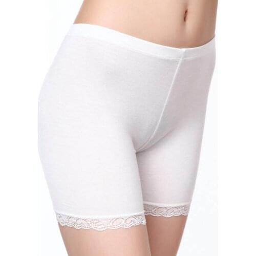 High Elastic Safe Shorts big Size Modal Safe Panty Thin Lace Seamless Shorts Summer Women Safety Leggings Pants cotton boyshorts