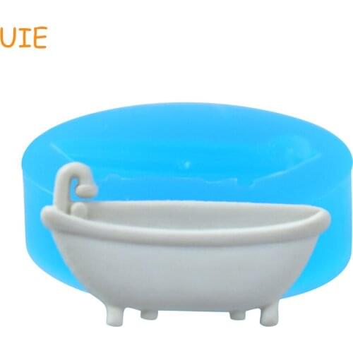 FYL565U 32.8mm Bathtub Flexible Silicone Mold - Fondant, Cake Decorating Tools, Resin, Dollhouse, DIY Handmade, Chocolate, Icing