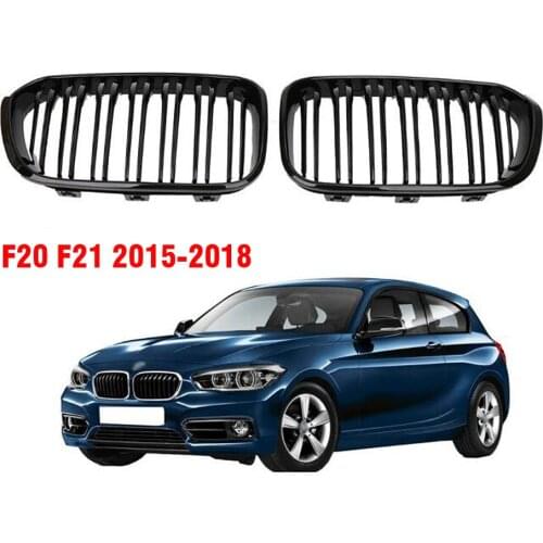 Ricoy Gloss Black For BMW F20 F21 120i 118i 116i 116d M135i M140i 2015 2016 2017 2018 Hatchback Sport Kidney Grill Grille