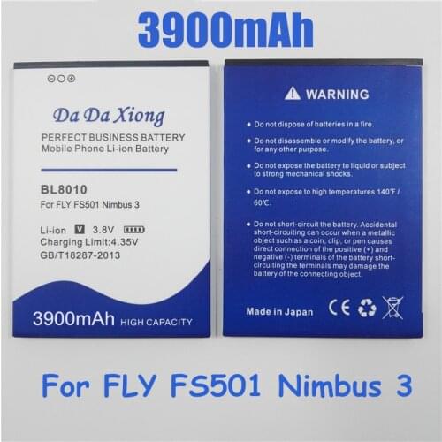3900mAh BL8010 Li-ion Phone Battery For Fly FS501 Nimbus 3