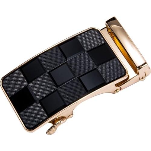 Men Alloy Automatic Belt Buckle High Quality Belt Buckle For 3.5cm Ratchet Men Leather Belt Men Plaque Belt Buckles DiBanGu