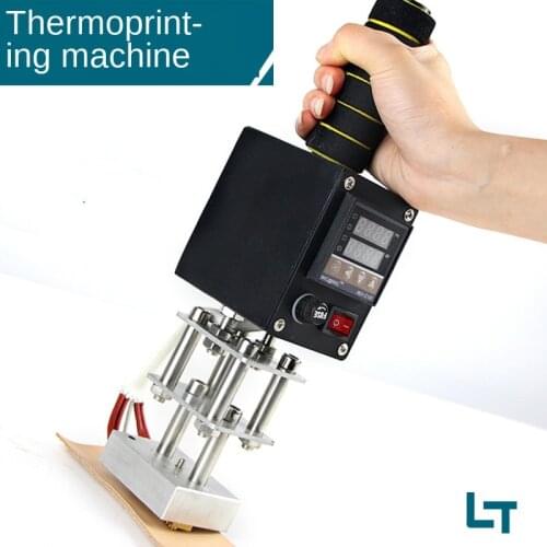 Hand-Held Leather hot foil Stamping Machine Copper mould stamp Wooden Paper LOGO Labeling Soldering Hot Pressing Branding Iron