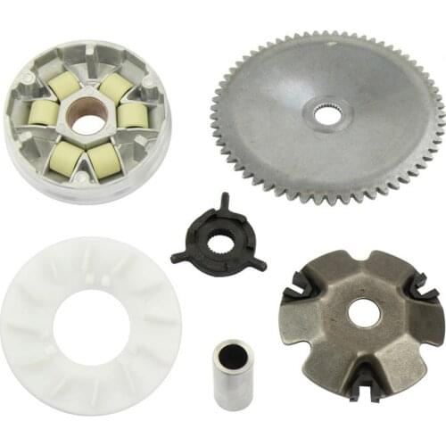 Scooter Transmission Parts Primary Drive Clutch Front Variator for Kymco Johnway Face Pulley Set GY6-50 GY650 60cc 80cc Go-Kart