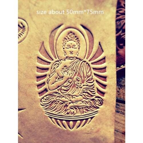 Buddha statue pattern Hand-work unique design leather working tools carving punches stamp craft tools