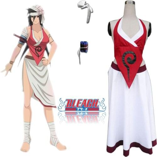 High-Q Unisex Anime Cos BLEACH Shiba Kukaku Cosplay Costumes School Student Uniform Sets Customized