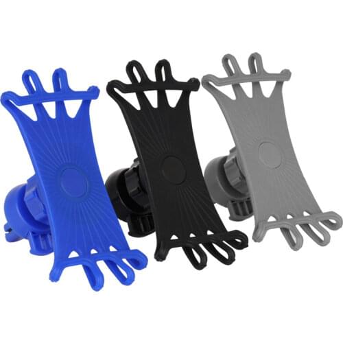 Bicycle Phone Holder Silicone Motorcycle Universal IPhone 12 11 Pro Max 7 8 Plus XXr Xs Mobile Phone Stand Bike GPS Clip Bracket