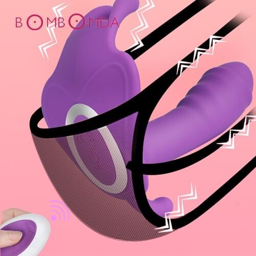 Wearable Vibrator for Women Dildo Vagina Vibrating Clitoris Stimulator Sex Toy for Adults Remote Control Panties Lay On Dildo