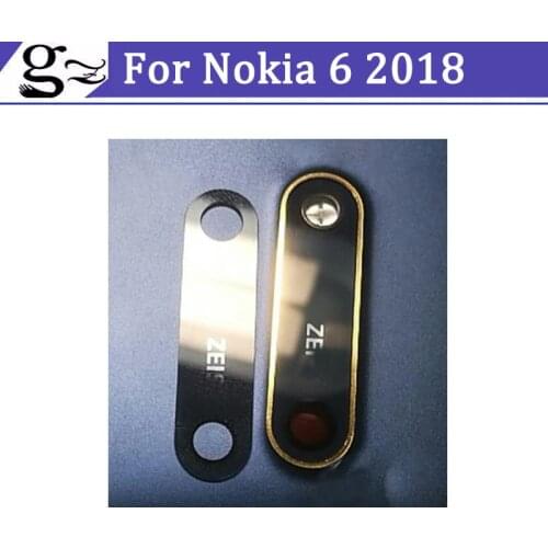 1PCS For Nokia 6 2018 Rear Back Camera Glass Lens Cover For Nokia6 2018 Replacement Cell Phone Repair Spare Parts For Nokia 6.1