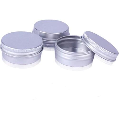 15g Empty cosmetic aluminum jar 15ml metal tin cream packaging container Free Shipping LX3694