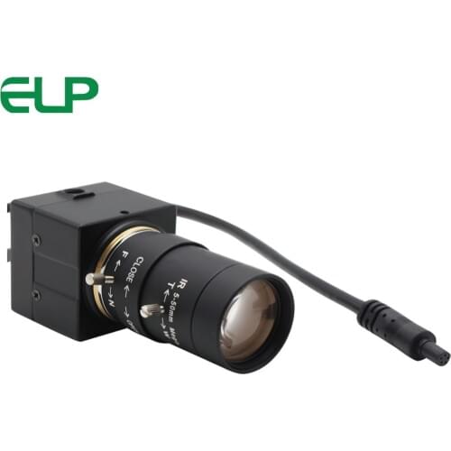 1MP HD usb surveillance camera CMOS OV9712 1280X720 5-50mm manual zoom varifocal CS Mount lens CCTV camera