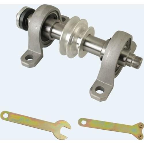 2 Bearing M14x1mm M14 Right-Hand Thread Spindle Shaft 170 x 20 MM DIY Lathe Chuck K01-65 K02-65/50 Fit 4 Inch Saw Blade