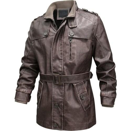 2019 New Mens PU Leather Jackets Men Fashion Outdoor Locomotive Leather Jacket Winter Brand Male Faux Leather Jacket Coat