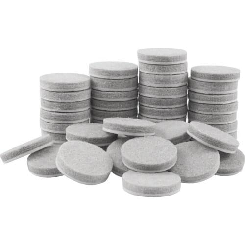 50pcs Round Thicker Felt Furniture Pads 20/30mm Thicker Protects For Floor Hard Surface Anti Skid Scratch Tabs Leg Anti-Slip Pad