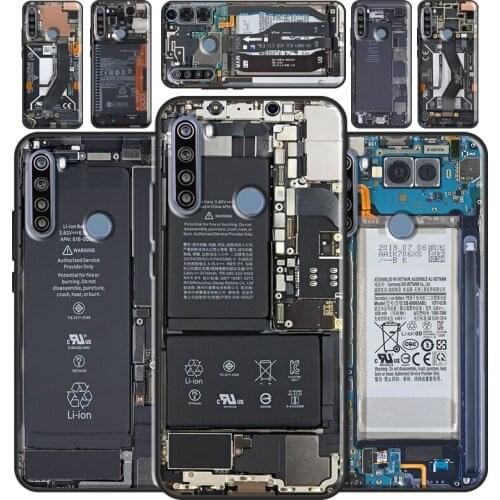 Motherboard Circuit Board Case For Xiaomi Redmi Note 9 7 8 10 Pro 9S 10S 8T 9A 9C 9T 7A 8A K40 Back Cover Shell