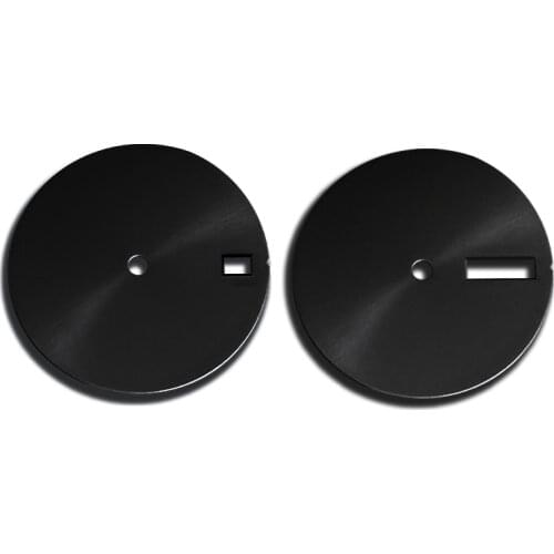 Black Watch Dial 28.5mm calendar Window For seiko SKX007/009 Movement NH35 NH36 4R 6R Watch Modified Parts