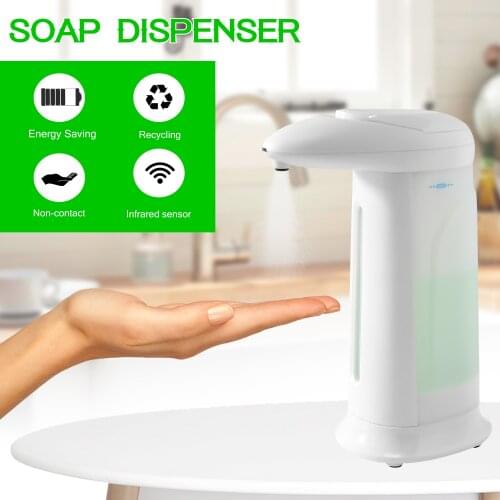 370ML Automatic Liquid Sprayer Infrared Sensor Touchless Soap Dispenser Household Bathroom Supplies