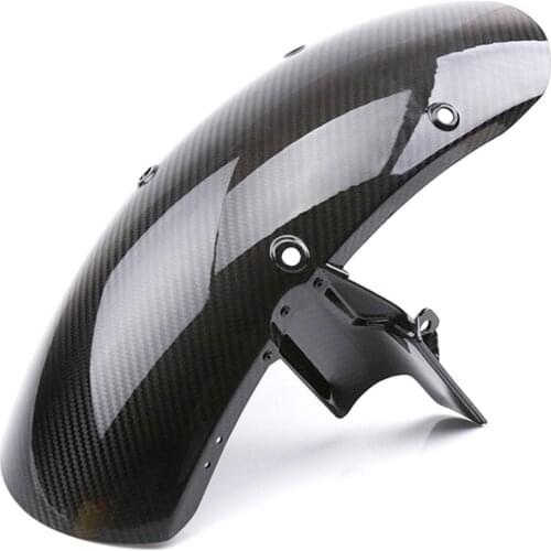 For Kawasaki Z900RS 2018 2019 Motorcycle Accessories Front Fender Carbon Fiber Modified Front Mudguard Front Soil In Black