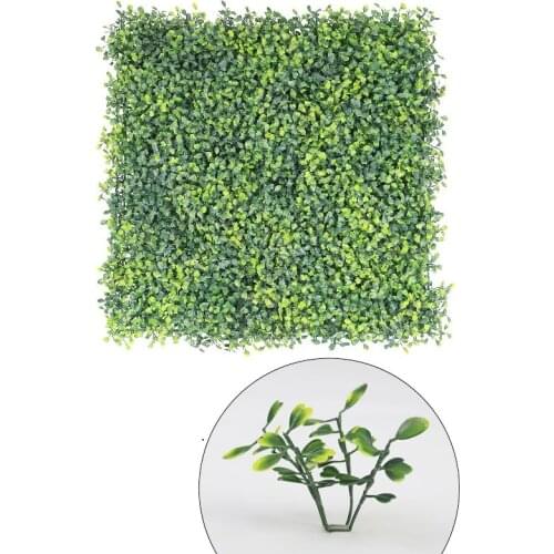50*50cm Fake Plant Artificial Green Plant Wall Artificial Turf Grass DIY Outdoor Indoor Home Store Background False Lawn Decor