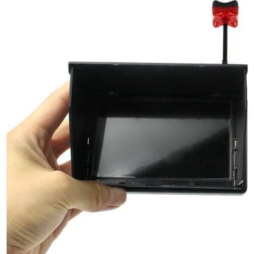 JMT 5.8G 48CH 4.3 Inch LCD Screen FPV Reciever Monitor With FPV Antenna RP-SMA for FPV Racing Drone Quadcopter