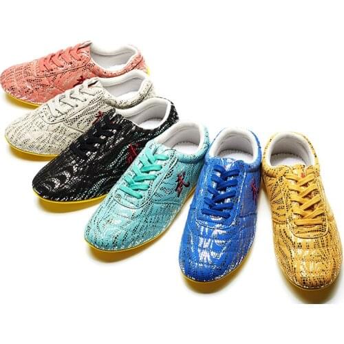 EU27~EU47 Kids&Adult kung fu martial arts competition shoes sneakers tai chi wushu performance shoes golden/rose/blue/gray