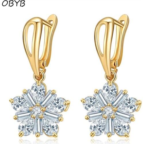OBYB Women's Gold Earrings