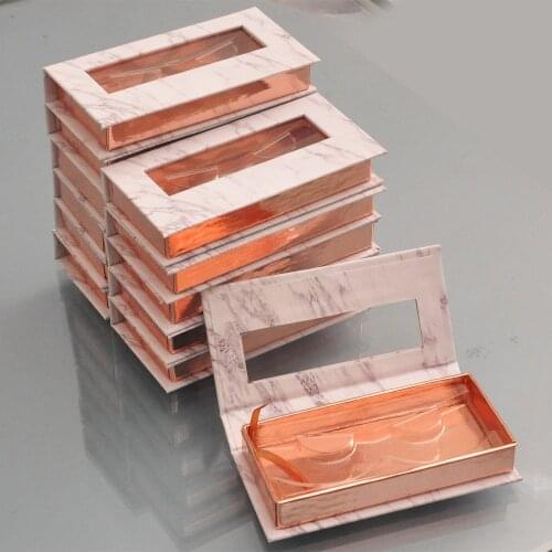Wholesale False eyelashes packaging box Faux Cils custom logo makeup lash box package 5D mink lashes magnetic case bulk vendors