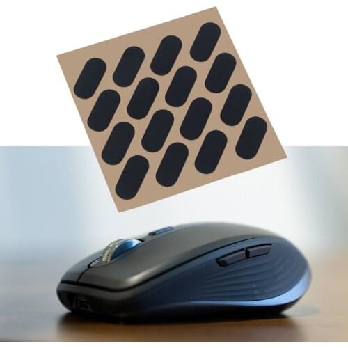P82F 4Sets Mouse Skates Replacement Glide Feet Pads Black Hotline Games Mouse Feet Sticker for logitech MX Anywhere 3 Mouse