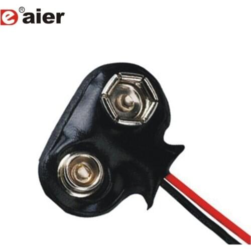 20PCS DCK7 Plastic T Type 9V Battery Holder With 150mm Wire Battery Holder Snap Connector